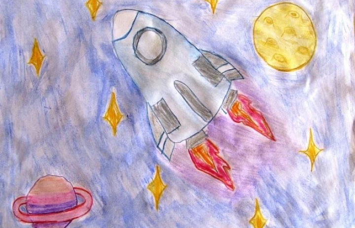 Конкурс рисунков «Космическое  путешествие»